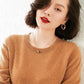 100% Pure Goat Cashmere Knitted Pullovers Hot Sale O-Neck Sweaters Women 25Colors Soft High Quality Ladies Jumpers Clothes - Image #30